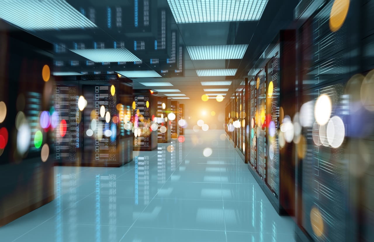 cloud modernized server room